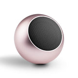 Maxbell Portable Bluetooth Speaker Noise Cancelling Dual Pairing for Party Biking Rose Gold