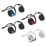 Maxbell Wireless Earhook Headset Bluetooth 5.0 FM Radio for Running Gym Gaming Red