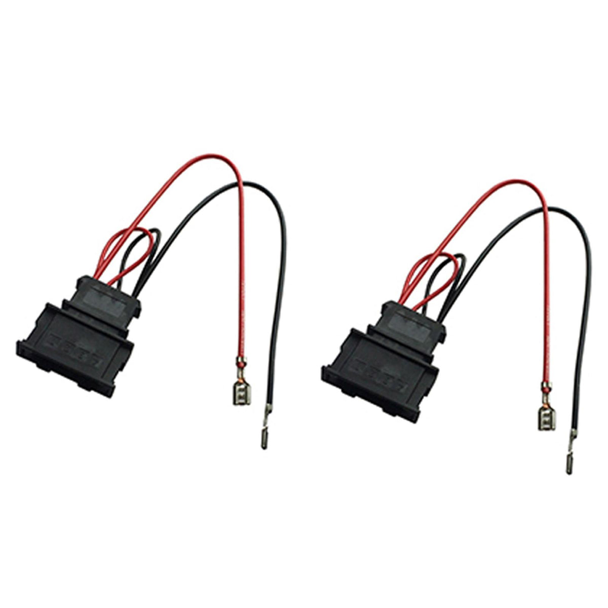 Maxbell 2Pcs Car Stereo Speaker Wire Harness Adaptor Parts for Golf for Seat