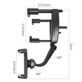 Maxbell Rearview Mirror Phone Holder for 3-5.5inch Smartphones Cell Phone