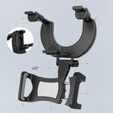 Maxbell Rearview Mirror Phone Holder for 3-5.5inch Smartphones Cell Phone