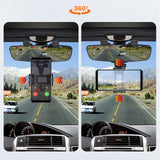 Maxbell Rearview Mirror Phone Holder for 3-5.5inch Smartphones Cell Phone