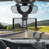 Maxbell Rearview Mirror Phone Holder for 3-5.5inch Smartphones Cell Phone