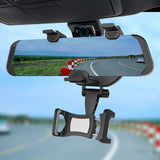 Maxbell Rearview Mirror Phone Holder for 3-5.5inch Smartphones Cell Phone