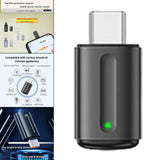 Maxbell Smartphone IR Remote Controller Adapter Type C for Phone DVD Player Black