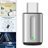 Maxbell Smartphone IR Remote Controller Adapter Type C for Phone DVD Player Silver