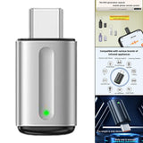 Maxbell Smartphone IR Remote Controller Adapter Type C for Phone DVD Player Silver