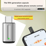 Maxbell Smartphone IR Remote Controller Adapter Type C for Phone DVD Player Silver