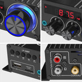 Maxbell Lp-A8BT Audio Power Amplifier AUX RCA 2x30W for Computers Speakers Studio
