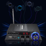 Maxbell Lp-A8BT Audio Power Amplifier AUX RCA 2x30W for Computers Speakers Studio