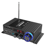 Maxbell Lp-A8BT Audio Power Amplifier AUX RCA 2x30W for Computers Speakers Studio