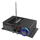 Maxbell Lp-A8BT Audio Power Amplifier AUX RCA 2x30W for Computers Speakers Studio