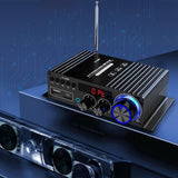 Maxbell Lp-A8BT Audio Power Amplifier AUX RCA 2x30W for Computers Speakers Studio
