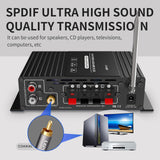 Maxbell Lp-A8BT Audio Power Amplifier AUX RCA 2x30W for Computers Speakers Studio