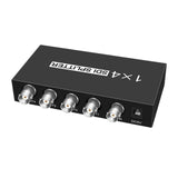 Maxbell SDI Splitter 1 Input and 4 Outputs SD/HD/3G-Sdi 1080P 1x4 for Projector TV