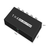 Maxbell SDI Splitter 1 Input and 4 Outputs SD/HD/3G-Sdi 1080P 1x4 for Projector TV