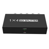 Maxbell SDI Splitter 1 Input and 4 Outputs SD/HD/3G-Sdi 1080P 1x4 for Projector TV