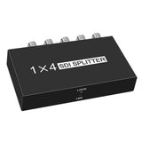 Maxbell SDI Splitter 1 Input and 4 Outputs SD/HD/3G-Sdi 1080P 1x4 for Projector TV