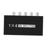 Maxbell 1x4 1 Input and 4 Outputs Multimedia SDI Splitter for TV Monitor Projector
