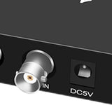 Maxbell 1x4 1 Input and 4 Outputs Multimedia SDI Splitter for TV Monitor Projector