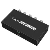 Maxbell Audio Splitter Distributor for Camera 1 in 4 Out Extender Distributor 4 Way