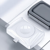 Maxbell 2 in 1 Wireless Charger Fast Charging for iWatch SE 7/6/5/4/3/2/1 White