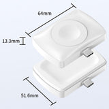 Maxbell 2 in 1 Wireless Charger Fast Charging for iWatch SE 7/6/5/4/3/2/1 White