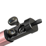 Maxbell Wireless Earbuds Built in Microphone LED Display Headset for Travel Working Rose Gold