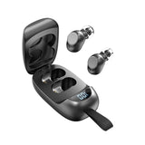 Maxbell Wireless Earbuds V5.1 in Ear Noise Canceling with Charging Case  Black