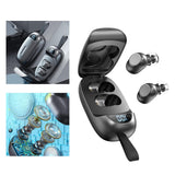 Maxbell Wireless Earbuds V5.1 in Ear Noise Canceling with Charging Case  Black