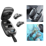Maxbell Wireless Earbuds V5.1 in Ear Noise Canceling with Charging Case  Black