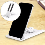 Maxbell Tablet Stand Push Pull Holder Foldable Universal for Tablets Cellphone White