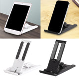 Maxbell Tablet Stand Push Pull Holder Foldable Universal for Tablets Cellphone White