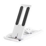 Maxbell Tablet Stand Push Pull Holder Foldable Universal for Tablets Cellphone White