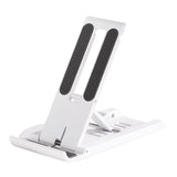 Maxbell Tablet Stand Push Pull Holder Foldable Universal for Tablets Cellphone White