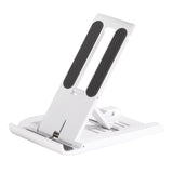 Maxbell Tablet Stand Push Pull Holder Foldable Universal for Tablets Cellphone White