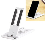 Maxbell Tablet Stand Push Pull Holder Foldable Universal for Tablets Cellphone White
