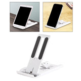 Maxbell Tablet Stand Push Pull Holder Foldable Universal for Tablets Cellphone White