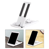 Maxbell Tablet Stand Push Pull Holder Foldable Universal for Tablets Cellphone White
