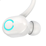 Maxbell V 5.2 Bluetooth Headphones Built in Microphone Stereo Lightweight for Office White