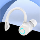 Maxbell V 5.2 Bluetooth Headphones Built in Microphone Stereo Lightweight for Office White