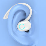Maxbell V 5.2 Bluetooth Headphones Built in Microphone Stereo Lightweight for Office White