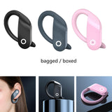 Maxbell Headset Earpiece Business Earphone Ear Hook Waterproof Headphone for Yoga Black Bagged