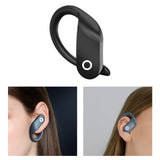Maxbell Headset Earpiece Business Earphone Ear Hook Waterproof Headphone for Yoga Black Bagged