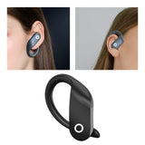 Maxbell Headset Earpiece Business Earphone Ear Hook Waterproof Headphone for Yoga Black Boxed