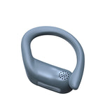 Maxbell Headset Earpiece Business Earphone Ear Hook Waterproof Headphone for Yoga Blue Boxed