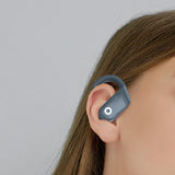 Maxbell Headset Earpiece Business Earphone Ear Hook Waterproof Headphone for Yoga Blue Boxed