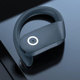 Maxbell Headset Earpiece Business Earphone Ear Hook Waterproof Headphone for Yoga Blue Boxed
