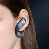 Maxbell Headset Earpiece Business Earphone Ear Hook Waterproof Headphone for Yoga Blue Boxed