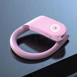 Maxbell Headset Earpiece Business Earphone Ear Hook Waterproof Headphone for Yoga Pink Boxed